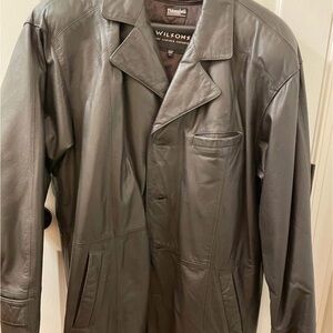 Men’s leather coat